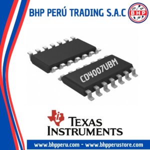 CD4007UBM  TEXAS INSTRUMENTS CIRCUITO INTEGRADO DUAL COMPLETE PAIR W/INVERTER SOIC-14