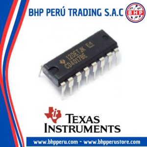 CD4017BE TEXAS INSTRUMENTS CIRCUITO INTEGRADO   10-OUT DECADE COUNTER CMOS 16-DIP