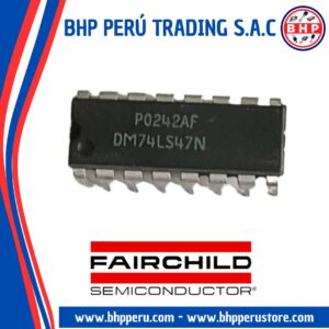 DM74LS47N FAIRCHILD CIRCUITO INTEGRADO BCD TO 7-SEGMENT DECODER/DRIVER WITH OPEN-COLLECTOR OUTPUTS DIP-16