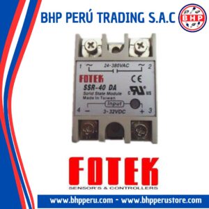 SSR-40DAF FOTEK RELAY DE ESTADO SOLIDO LOAD: 40A, INPUT: 3-32VDC, OUTPUT: 24-380VAC