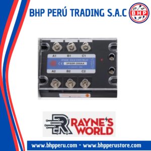 3PASSR-200AA RYANES WORLD RELAY DE ESTADO SOLIDO TRIFASICO  200A / 24-480VCA 70-280VCA.
