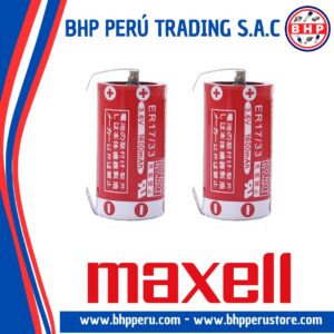 ER17/33 MAXELL BATERÍA LITHIUM THIONYL CHLORIDE 3.6V 1600MAH. WITH PINS