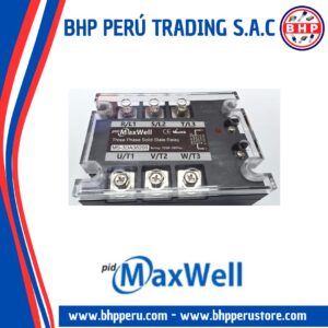 MS-3DA38200 MAXWELL RELAY DE ESTADO SOLIDO TRIFASICO 200A 380V  ENTRADA  5-32 V CC.