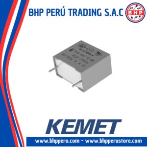 R46KN410000N1M KEMET CAPACITOR FILM POLYESTER 1UF-275VAC. X2 MKP/SH (L.E: 22.50MM)