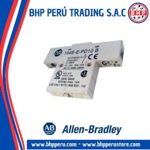 194E-E-PD10 ALLEN BRADLEY BLOQUE DE CONTACTO AXILIAR 1NA+1NC 194EE PARA MONTAJE 16-100A