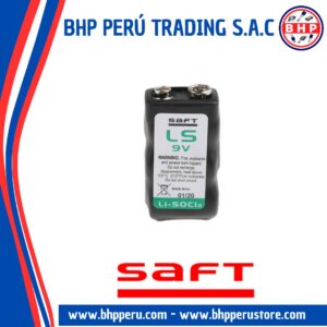 LS9V SAFT BATERIA LITHIUM THIONYL CHLORIDE 9V. 1200MAH