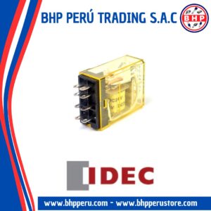 RY2S-UL-DC24V IDEC RELAY GENERAL PURPOSE DPDT 24VDC, 3A/240VAC.8-PINES