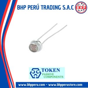 PGM5537 TOKEN FOTORESISTOR 100MW - 540NM 150V. LED Ø 5MM